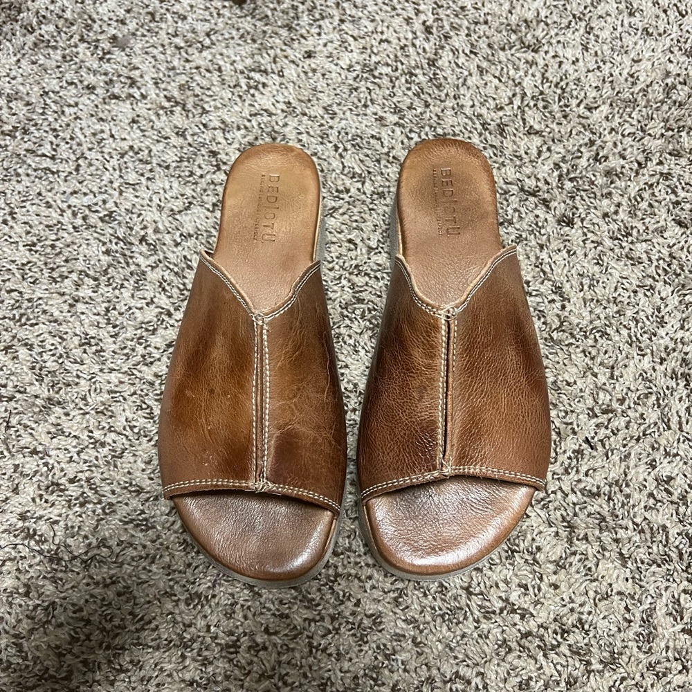 Bed Stu Fairlee II leather Tan Rustic Size 9